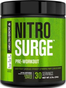 NITROSURGE Pre Workout Green Apple