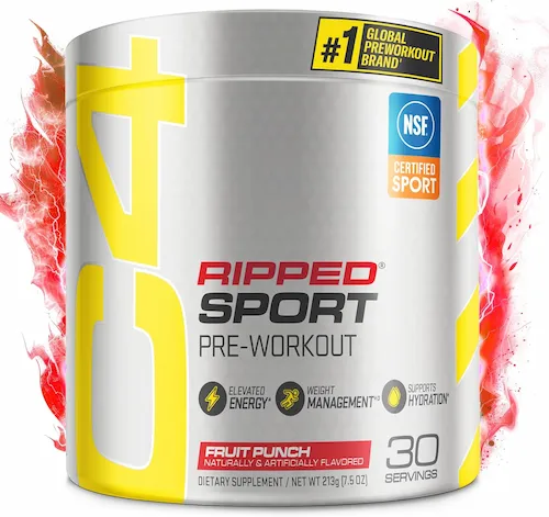 C4 Ripped Sport Pre Workout - Fruit Punch
