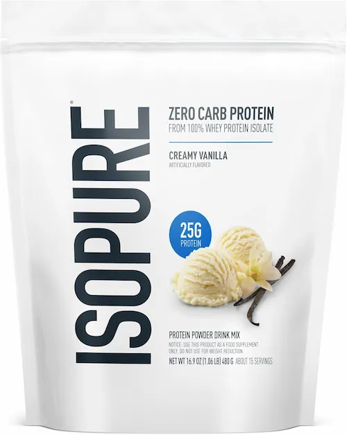 Isopure Zero Carb Protein - Creamy Vanilla - 15