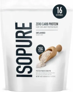 Isopure Zero Carb Protein - Unflavored - 16