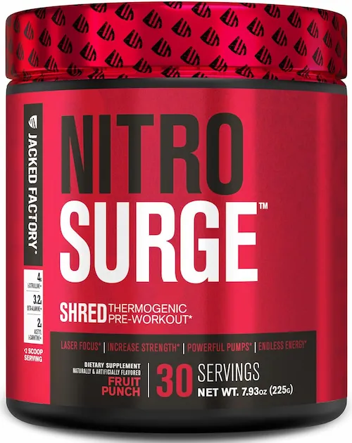 NITROSURGE Shred Pre Workout - Fruit Punch