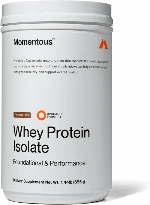 Momentous Whey Protein Isolate - Chocolate - 25