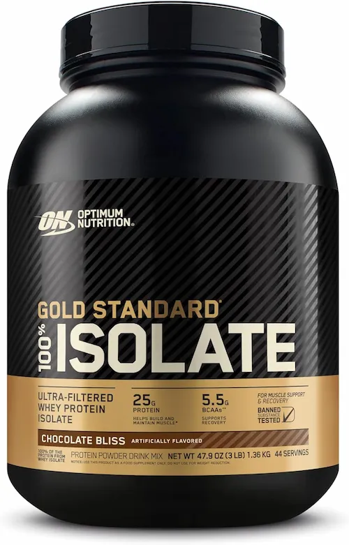 Optimum Nutrition Gold Standard 100% Isolate - Chocolate Bliss - 44