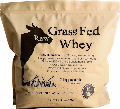 Raw Organic Whey Grass Fed Whey - Unflavored - 90