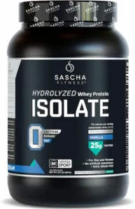 SASCHA FITNESS Hydrolyzed Whey Protein Isolate - Vanilla - 29